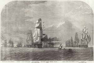 Flota bałtycka biegnąca do Dover Straits
