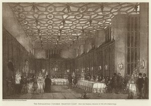Sala Bankietowa, Hampton Court (lito) autorstwa English School