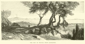Zatoka Neapolitańska z Camaldoli autorstwa English School