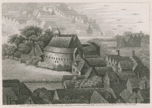 Ogród Niedźwiedzia, Bankside, Southwark, Londyn autorstwa English School