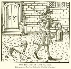 Dzwonnik Londynu, 1616 r autorstwa English School