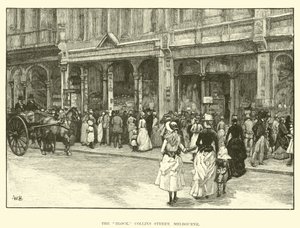 Blok, Collins Street, Melbourne autorstwa English School