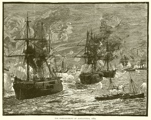 Bombardowanie Aleksandrii, 1882 r. autorstwa English School