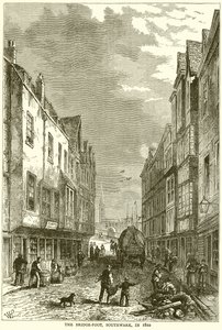 Most-Stopa, Southwark, 1810 r. autorstwa English School