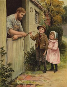 The Broken Hoop (chromolitho) autorstwa English School