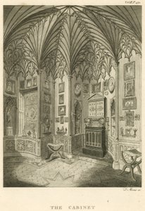 Gabinet w Strawberry Hill, Twickenham, Londyn autorstwa English School