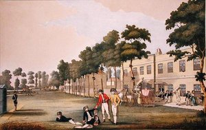 Koszary kadetów w Arsenale, Londyn (kolor lito) autorstwa English School