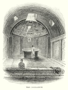 Calidarium (rycina) autorstwa English School