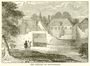 Zamek Hougoumont autorstwa English School