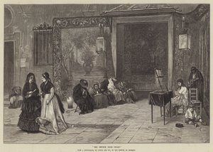Drzwi kościoła, Hiszpania (rycina) autorstwa English School