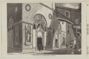 Kościół Or-sanmichele, Florencja (rycina) autorstwa English School