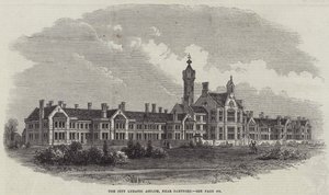 Miejski azyl dla obłąkanych, niedaleko Dartford autorstwa English School