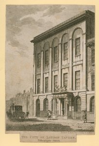 City of London Tavern, Bishopsgate Street autorstwa English School