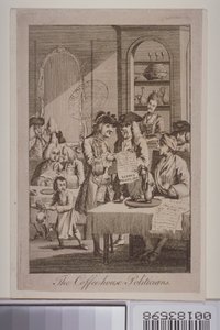 Politycy kawiarni, 1772 autorstwa English School