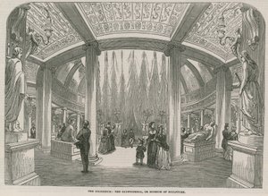 Koloseum - Gliptoteka, czyli muzeum rzeźby (rycina) autorstwa English School