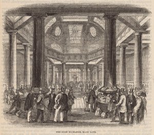 Giełda kukurydzy, Mark Lane, Londyn autorstwa English School