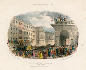 Procesja koronacyjna, 8 września 1831 r. autorstwa English School