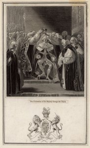 Koronacja Jego Królewskiej Mości Jerzego III autorstwa English School