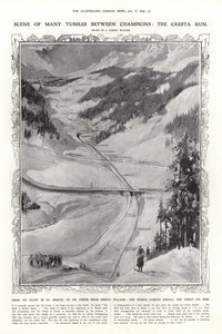 Bieg Cresta, St Moritz, Szwajcaria autorstwa English School