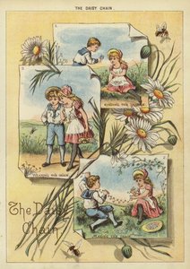 Daisy Chain (chromolitho) autorstwa English School