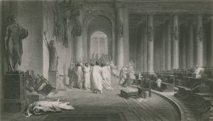 Śmierć Cezara, Juliusz Cezar autorstwa English School