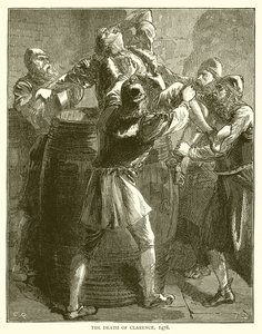 Śmierć Clarence, 1478 autorstwa English School
