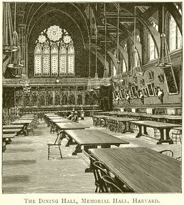 Jadalnia, Sala Pamięci, Harvard autorstwa English School