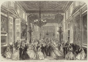 Księżna Sutherlands zgromadzenie w Stafford House na cześć Garibaldi