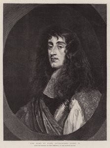 Książę Yorku, potem Jakub II (rycina) autorstwa English School