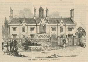 Domy Dyers Almshouse w Islington autorstwa English School