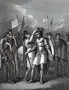 Hrabia Richmond wybrał króla po bitwie pod Bosworth, z „Historii Anglii” Davida Hume