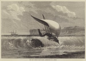 Handel niewolnikami w Afryce Wschodniej, zniszczenie dhow autorstwa English School