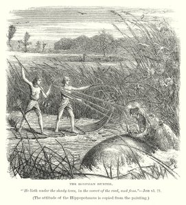 Egipski myśliwy (rycina) autorstwa English School