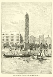 Egipski obelisk, Igła Kleopatry autorstwa English School
