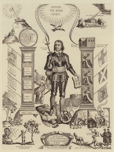 Emblemat rozproszenia Anglii (lito) autorstwa English School