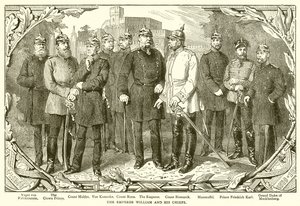 Cesarz Wilhelm i jego wodzowie autorstwa English School
