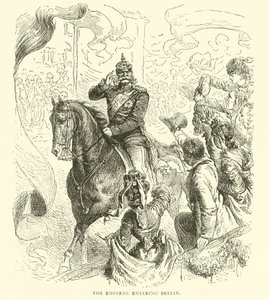 Cesarz wjeżdżający do Berlina, marzec 1871 autorstwa English School