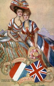 Entente Cordiale, wystawa francusko-brytyjska, Londyn autorstwa English School