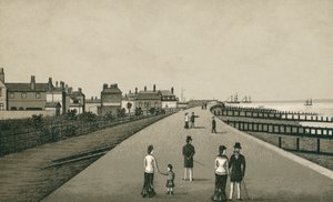 The Esplanade, Harwich (litografia) autorstwa English School