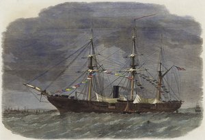 Federalny slup wojenny Tuscarora w Southampton Water