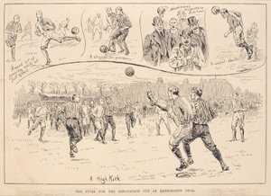 Finał Pucharu Stowarzyszenia w Kennington Oval, „Ilustrowane wiadomości sportowe i dramatyczne” autorstwa English School