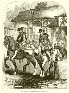 Lot Arabelli Stuart w męskim stroju autorstwa English School