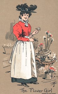 Dziewczyna z kwiatów autorstwa English School
