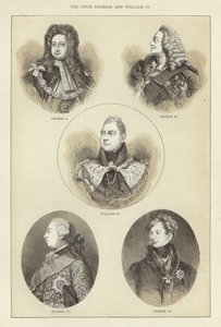 Czterej Jerzy i Wilhelm IV autorstwa English School