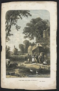 The Free, Fair Homes of England, ilustracja z „Księgi zarządzania gospodarstwem domowym Beetona”, pod redakcją pani Isabelli Beeton autorstwa English School