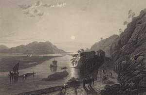 Ganges wpływający na równiny w pobliżu Haridwaru (rycina) autorstwa English School