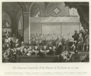 Zgromadzenie Ogólne Kościoła Szkocji, 1783 autorstwa English School