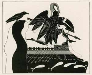 Duch Patroklosa (rycina) autorstwa English School