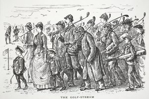 Prąd Zatokowy, ilustracja z Punch autorstwa English School