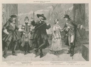 Gondolierzy w Teatrze Savoy - kwintet w pierwszym akcie autorstwa English School